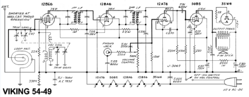 Viking 54-49; Eaton Co. Ltd., The (ID = 1388253) Radio