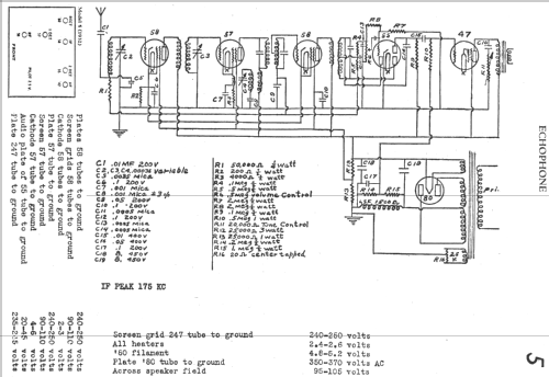 5 ; Echophone, Marke ab (ID = 15774) Radio