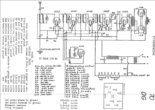 70 DC ; Echophone, Marke ab (ID = 15770) Radio