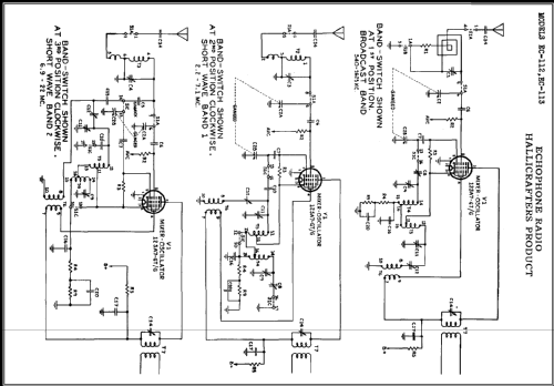 EC-112 ; Echophone Radio, Inc (ID = 455770) Radio