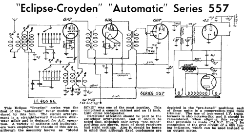 Croyden Automatic 557/12; Eclipse Radio Pty. (ID = 1949082) Radio