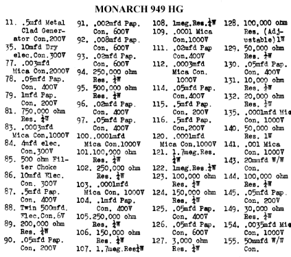 Monarch 949 Ch= HG; Eclipse Radio Pty. (ID = 773977) Radio