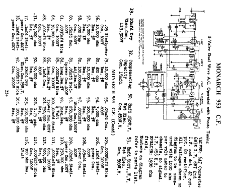 Monarch 953 CF; Eclipse Radio Pty. (ID = 773978) Radio