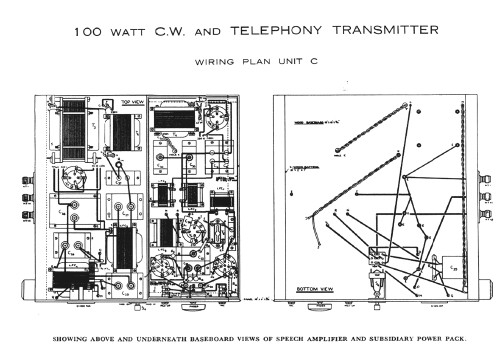 100-Watt C.W. and Telephony Transmitter ; Eddystone Brand, (ID = 3044311) Kit