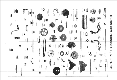 Phonograph GEM B; Edison, Thomas A., (ID = 1421747) TalkingM