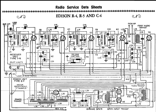 C-4 Ch= 7R + 8P; Edison, Thomas A., (ID = 217207) Radio