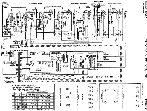 R-4 DC Ch= 7R + 8P; Edison, Thomas A., (ID = 640717) Radio