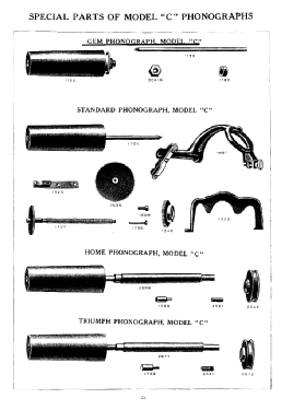 Phonograph Gem C; Edison Brand; (ID = 3040107) TalkingM