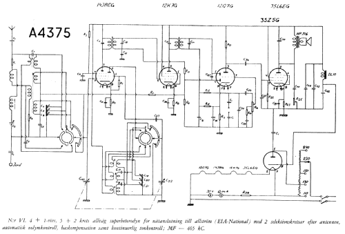 National A4375; EIA Elektriska (ID = 967241) Radio