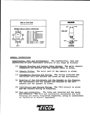 360-K Sweep Generator Kit; EICO Electronic (ID = 2938582) Equipment