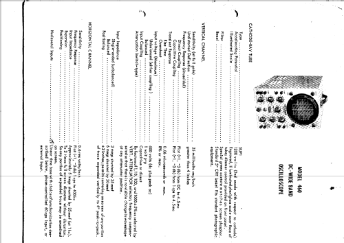 460 Oscilloscope; EICO Electronic (ID = 297680) Ausrüstung