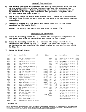 Analog Multimeter 556; EICO Electronic (ID = 2942187) Equipment