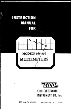 Analog Multimeter 566; EICO Electronic (ID = 3044780) Equipment