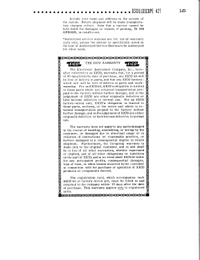 Oscilloscope 427; EICO Electronic (ID = 2940693) Equipment