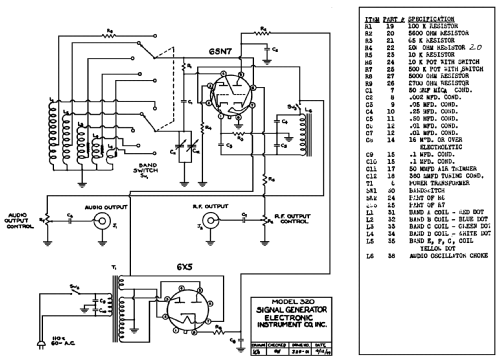 RF-Generator 320; EICO Electronic (ID = 119246) Ausrüstung