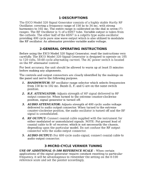 RF-Generator 320; EICO Electronic (ID = 2939301) Equipment