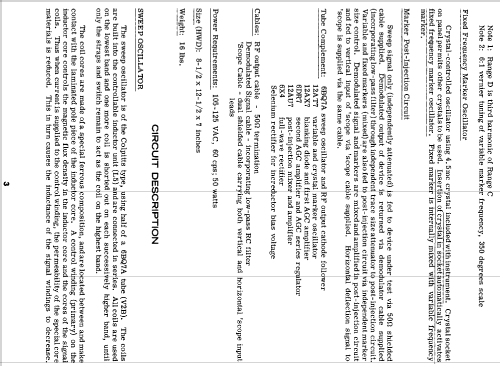 TV-FM Sweep /Marker Generator 369; EICO Electronic (ID = 1349300) Equipment