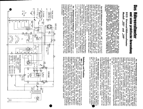 Vacuum Tube Voltmeter 249; EICO Electronic (ID = 1318344) Equipment