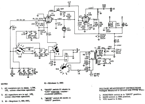 Variable Frequency Oscillator 722; EICO Electronic (ID = 2059757) Amateur-D