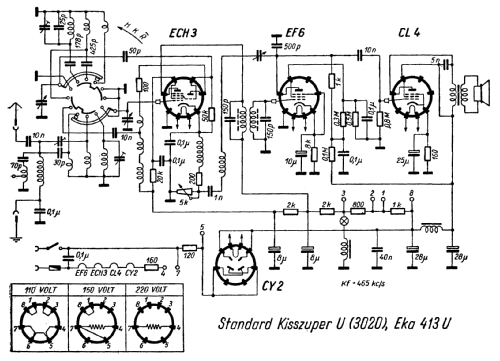 Kisszuper 413U; EKA; Budapest (ID = 184709) Radio