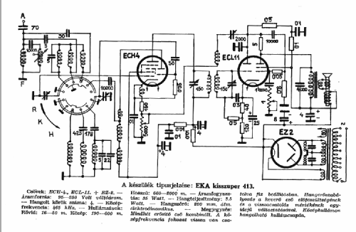 Kisszuper 413; EKA; Budapest (ID = 1717584) Radio