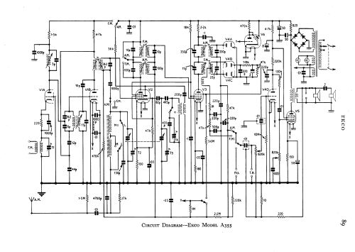 A355; Ekco, E.K.Cole Ltd.; (ID = 594101) Radio