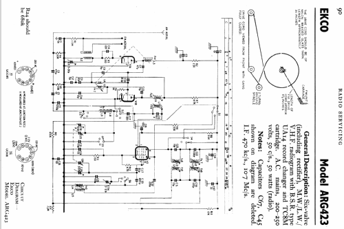 ARG423; Ekco, E.K.Cole Ltd.; (ID = 764562) Radio