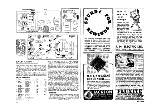 AW108; Ekco, E.K.Cole Ltd.; (ID = 1335330) Radio