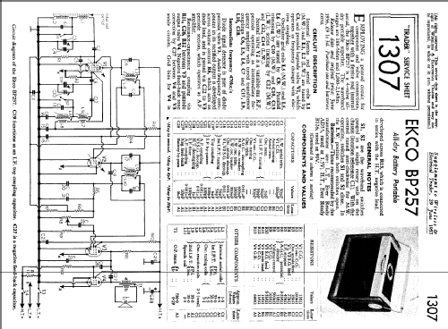 BP257; Ekco, E.K.Cole Ltd.; (ID = 229445) Radio