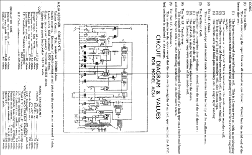 Consolette AC64 AC 64; Ekco, E.K.Cole Ltd.; (ID = 111529) Radio