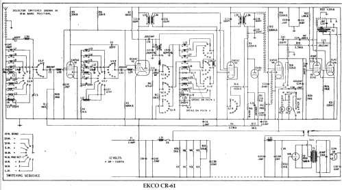 Car Radio CR-61; Ekco, E.K.Cole Ltd.; (ID = 1916462) Radio