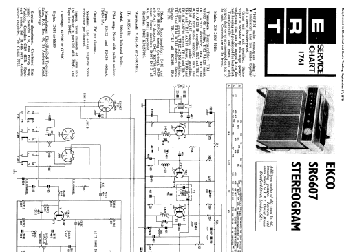 FM Stereogram SRG607; Ekco, E.K.Cole Ltd.; (ID = 2300448) Radio