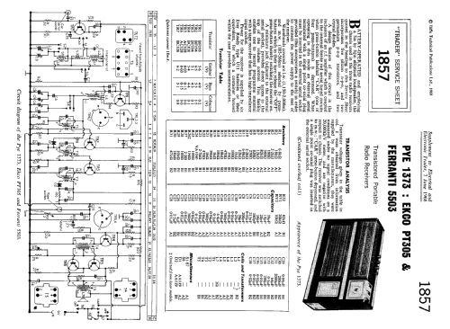 PT305; Ekco, E.K.Cole Ltd.; (ID = 2308502) Radio