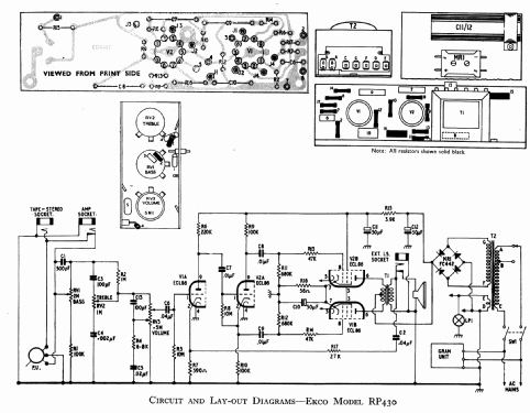 RP430; Ekco, E.K.Cole Ltd.; (ID = 764572) R-Player