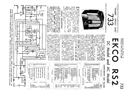 RS 2; Ekco, E.K.Cole Ltd.; (ID = 1335721) Radio