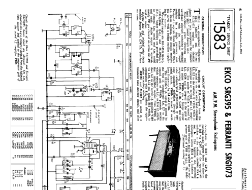 SRG395; Ekco, E.K.Cole Ltd.; (ID = 1329251) Radio