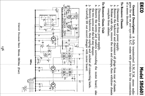 Stereo Radiogram SRG601; Ekco, E.K.Cole Ltd.; (ID = 810024) Radio