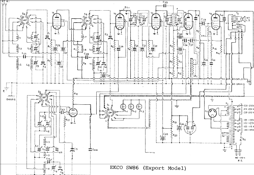 SW86; Ekco, E.K.Cole Ltd.; (ID = 363354) Radio