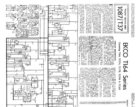 TC165; Ekco, E.K.Cole Ltd.; (ID = 1021624) Television