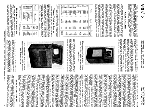 TSC48/1; Ekco, E.K.Cole Ltd.; (ID = 2279756) TV Radio