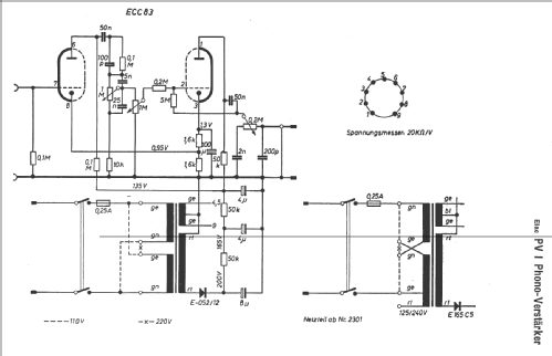 Phono-Vorverstärker PV1; Elac Electroacustic (ID = 12346) Ampl/Mixer