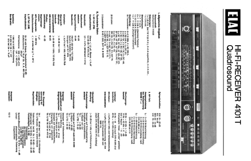 SYNTECTOR Quadrosound 4101T Körting-Ch= 33688; Elac Electroacustic (ID = 2051505) Radio