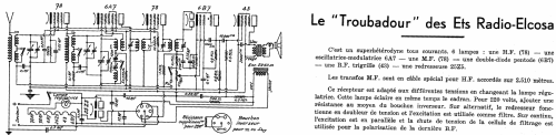 Le Troubadour ; Elcosa, Électro- (ID = 1939682) Radio