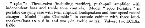 1960; Electric Audio (ID = 576125) Enrég.-R