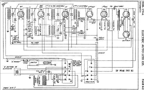 072-A ; Electric Auto-Lite (ID = 633481) Car Radio