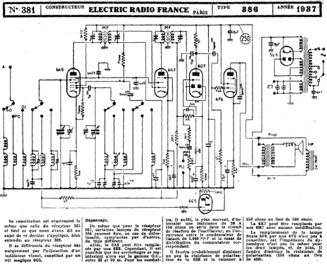 Mélior Rubis 386; Electric-Radio- (ID = 219401) Radio