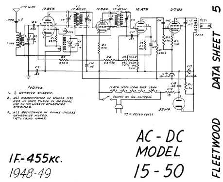 Fleetwood 15-50 ; Electrical Products (ID = 2983063) Radio