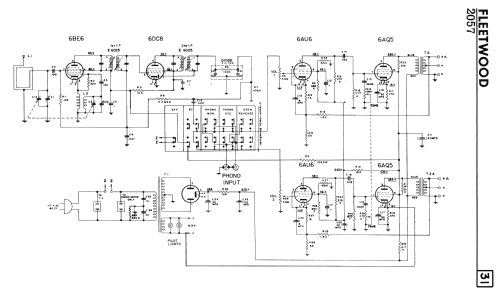 Fleetwood 23D26 Ch= 2057; Electrical Products (ID = 2357294) Radio