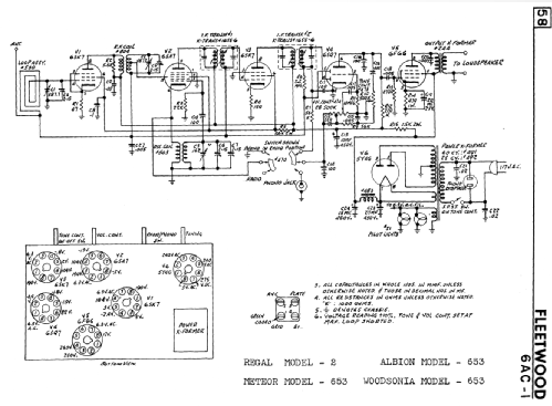 Fleetwood 36-51 Ch= 6AC-1; Electrical Products (ID = 2150331) Radio