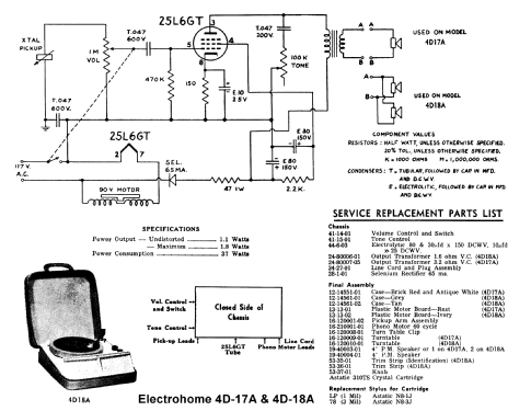 4D-18A; Electrohome Dominion (ID = 2675690) R-Player